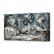 Pablo Picasso's 'Nude Lovers' painting reproduced as a gallery-wrapped canvas print