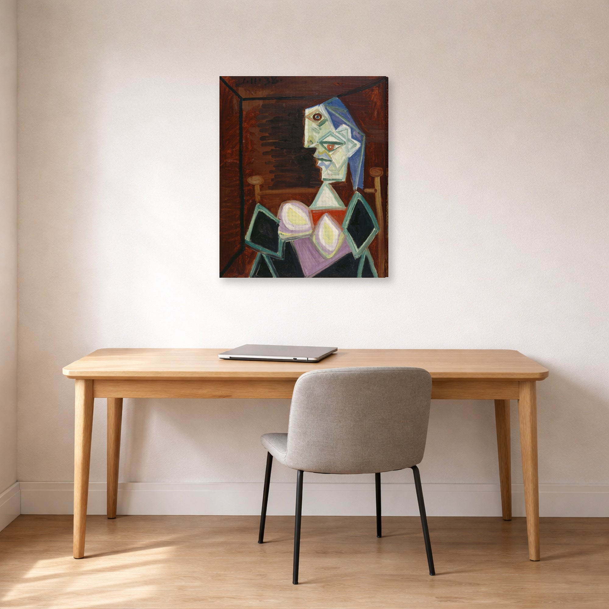 Pablo Picasso - Profile of a Woman With Blue Hair