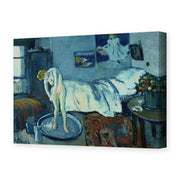 Pablo Picasso's 'The Blue Room' painting reproduced as a gallery-wrapped canvas print