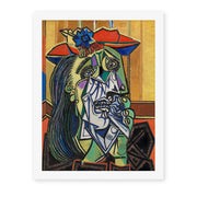 Pablo Picasso's 'Weeping Woman' painting reproduced as a rolled canvas print