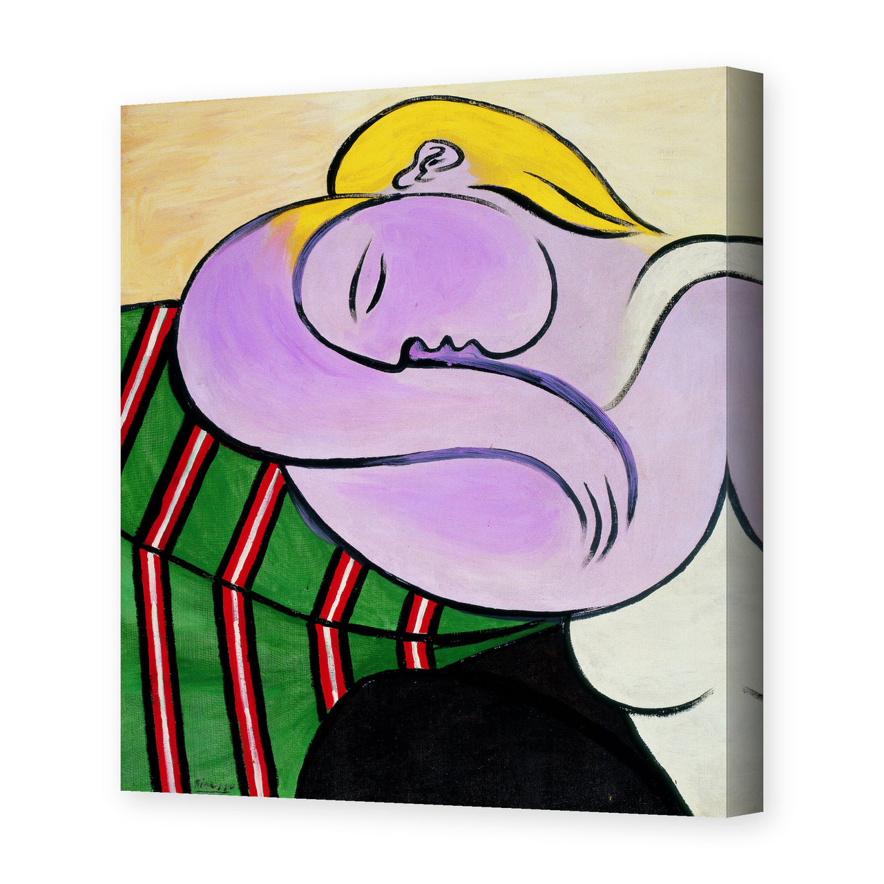 Pablo Picasso's 'Woman with Yellow Hair' painting reproduced as a gallery-wrapped canvas print