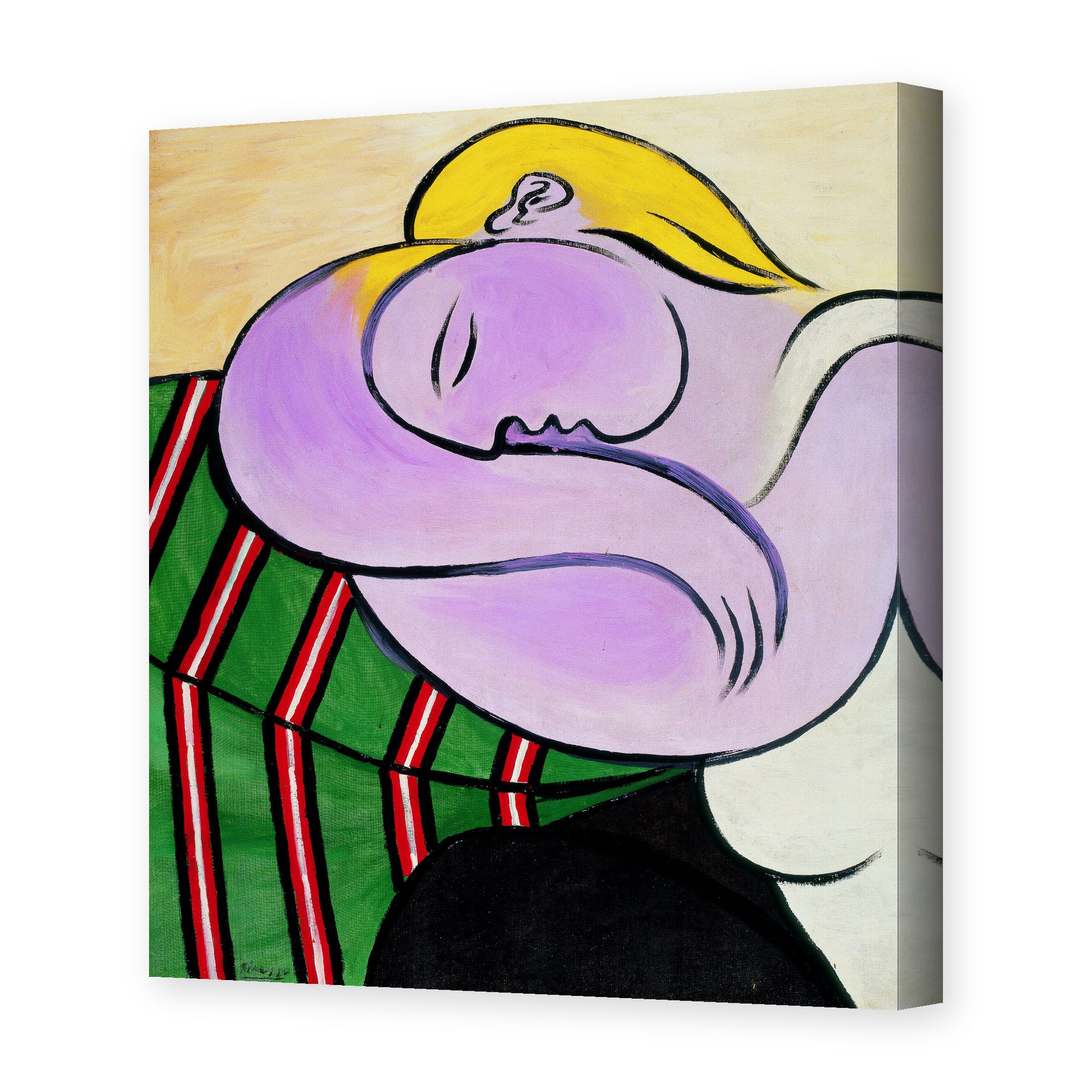 Pablo Picasso's 'Woman with Yellow Hair' painting reproduced as a gallery-wrapped canvas print