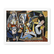 Pablo Picasso's 'Women of Algiers' painting reproduced as a rolled canvas print