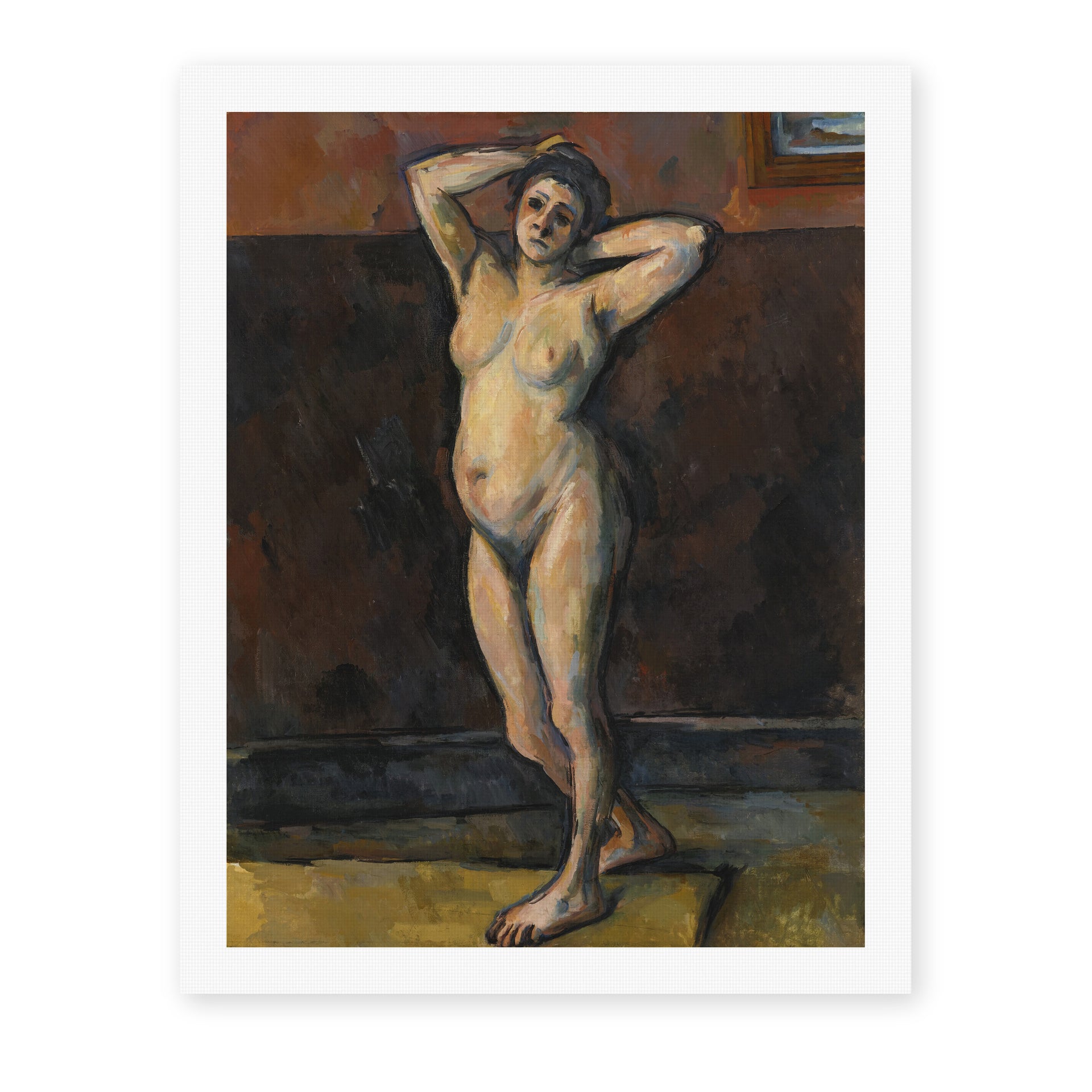 Paul Cezanne - Femme Nue Debout - canvas print hero