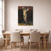 Paul Cezanne - Femme Nue Debout - gallery wrap lifestyle dining