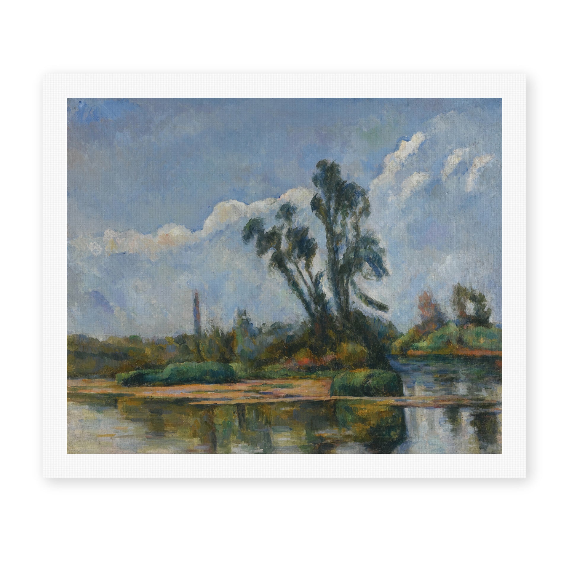 Paul Cezanne - La Riviere - canvas print hero