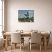 Paul Cezanne - La Riviere - gallery wrap lifestyle dining