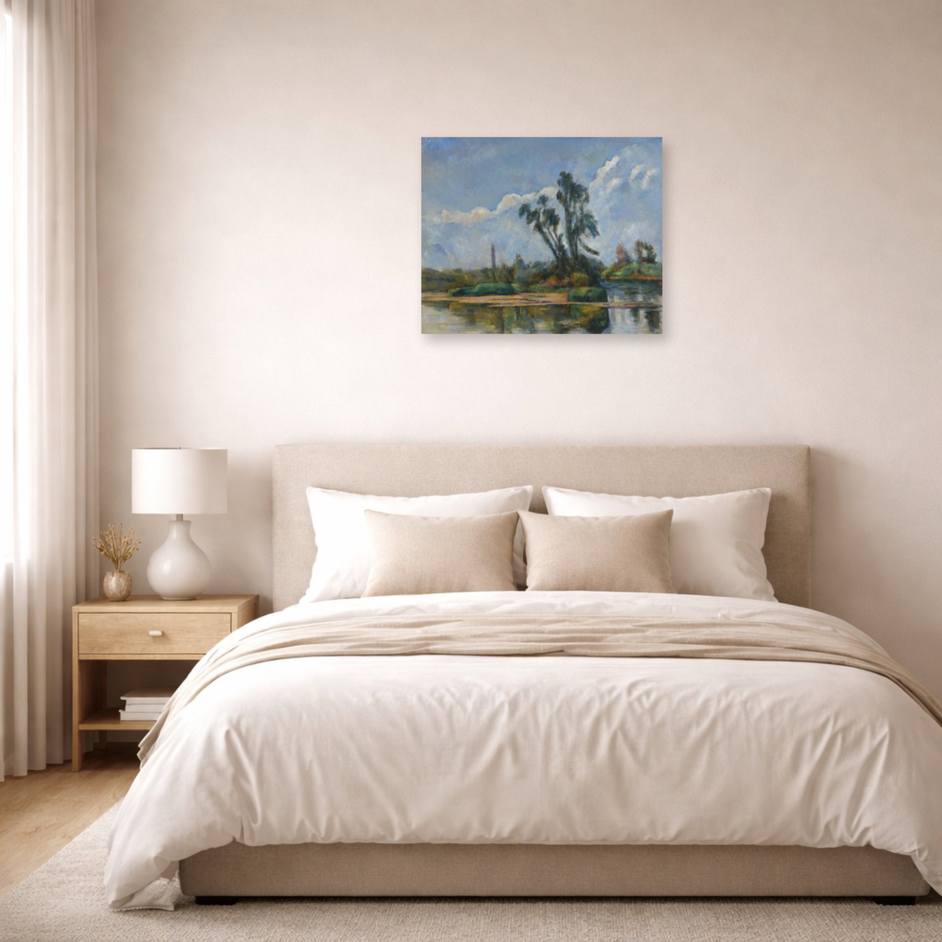 Paul Cezanne - La Riviere - poster print lifestyle bedroom unframed