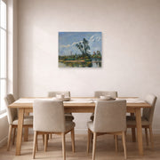 Paul Cezanne - La Riviere - poster print lifestyle dining unframed
