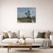 Paul Cezanne - La Riviere - poster print lifestyle living room 2 unframed