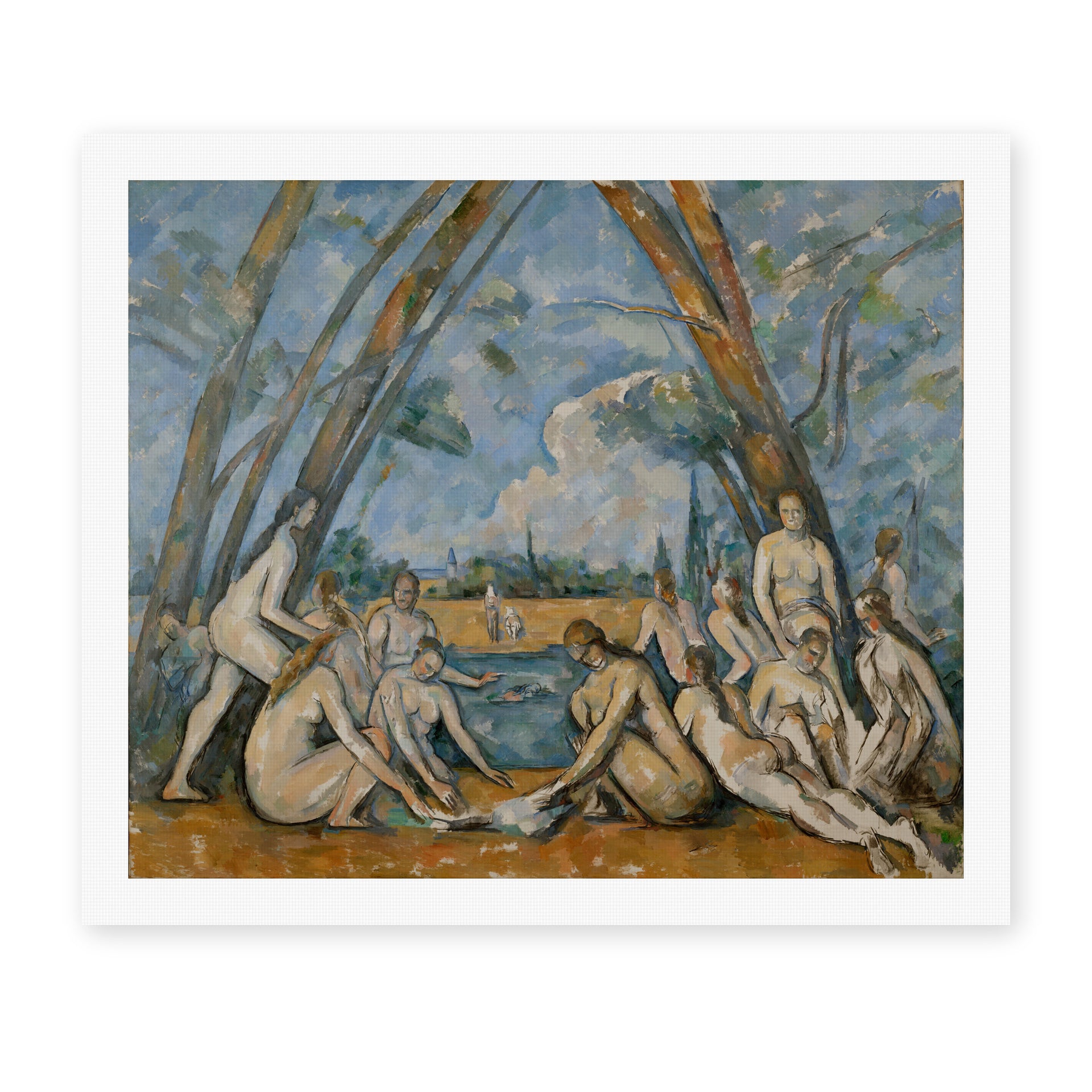 Paul Cezanne - Large Bathers - canvas print hero