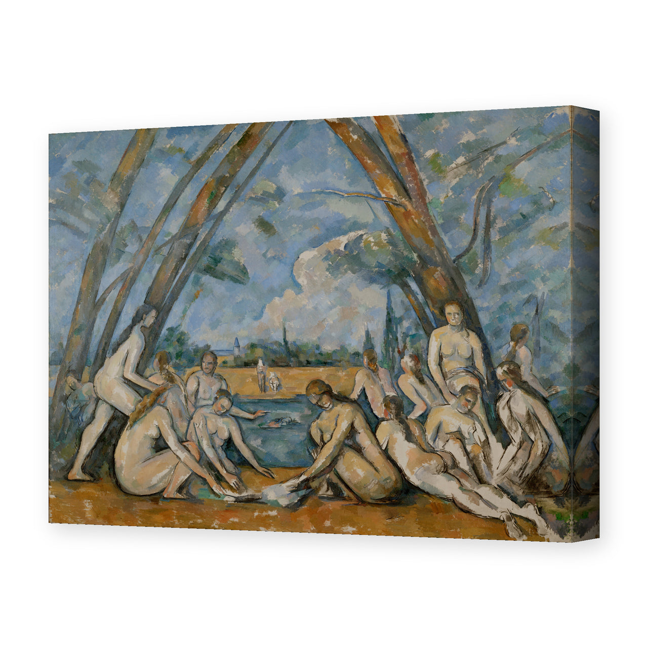Paul Cezanne - Large Bathers - gallery wrap hero