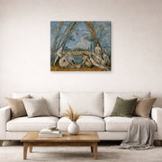 Paul Cezanne - Large Bathers - gallery wrap lifestyle living room 2