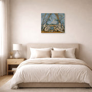 Paul Cezanne - Large Bathers - poster print lifestyle bedroom unframed