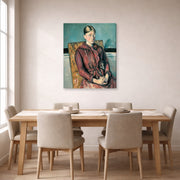 Paul Cezanne - Madame Cezanne in a Yellow Armchair - gallery wrap lifestyle dining