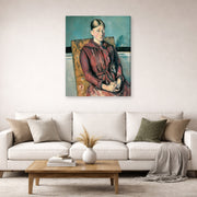 Paul Cezanne - Madame Cezanne in a Yellow Armchair - gallery wrap lifestyle living room 2