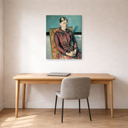 Paul Cezanne - Madame Cezanne in a Yellow Armchair - gallery wrap lifestyle office