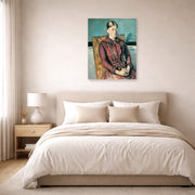 Paul Cezanne - Madame Cezanne in a Yellow Armchair - poster print lifestyle bedroom unframed