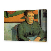 Paul Gauguin's 'Madame Roulin' painting reproduced as a gallery-wrapped canvas print