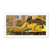 Paul Gauguin's 'Nevermore' painting reproduced as a rolled canvas print