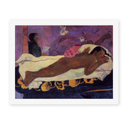 Paul Gauguin's 'Spirit of the Dead Watching' painting reproduced as a rolled canvas print