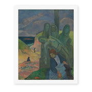 Paul Gauguin's 'The Green Christ' painting reproduced as a rolled canvas print