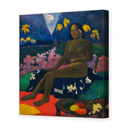 Paul Gauguin's 'The Seed of the Areoi' painting reproduced as a gallery-wrapped canvas print