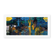 Paul Gauguin's 'Where Do We Come From ? What Are We ? Where Are We Going ?' painting reproduced as a rolled canvas print