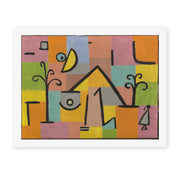 Paul Klee's 'Douceur D’Orient' painting reproduced as a rolled canvas print