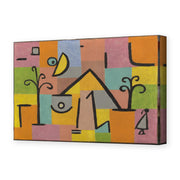 Paul Klee's 'Douceur D’Orient' painting reproduced as a gallery-wrapped canvas print