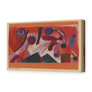 Paul Klee's 'Poisonous Berries' painting reproduced as a gallery-wrapped canvas print