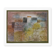 Paul Klee's 'Vorfrühling In H (Early Spring in H)' painting reproduced as a rolled canvas print