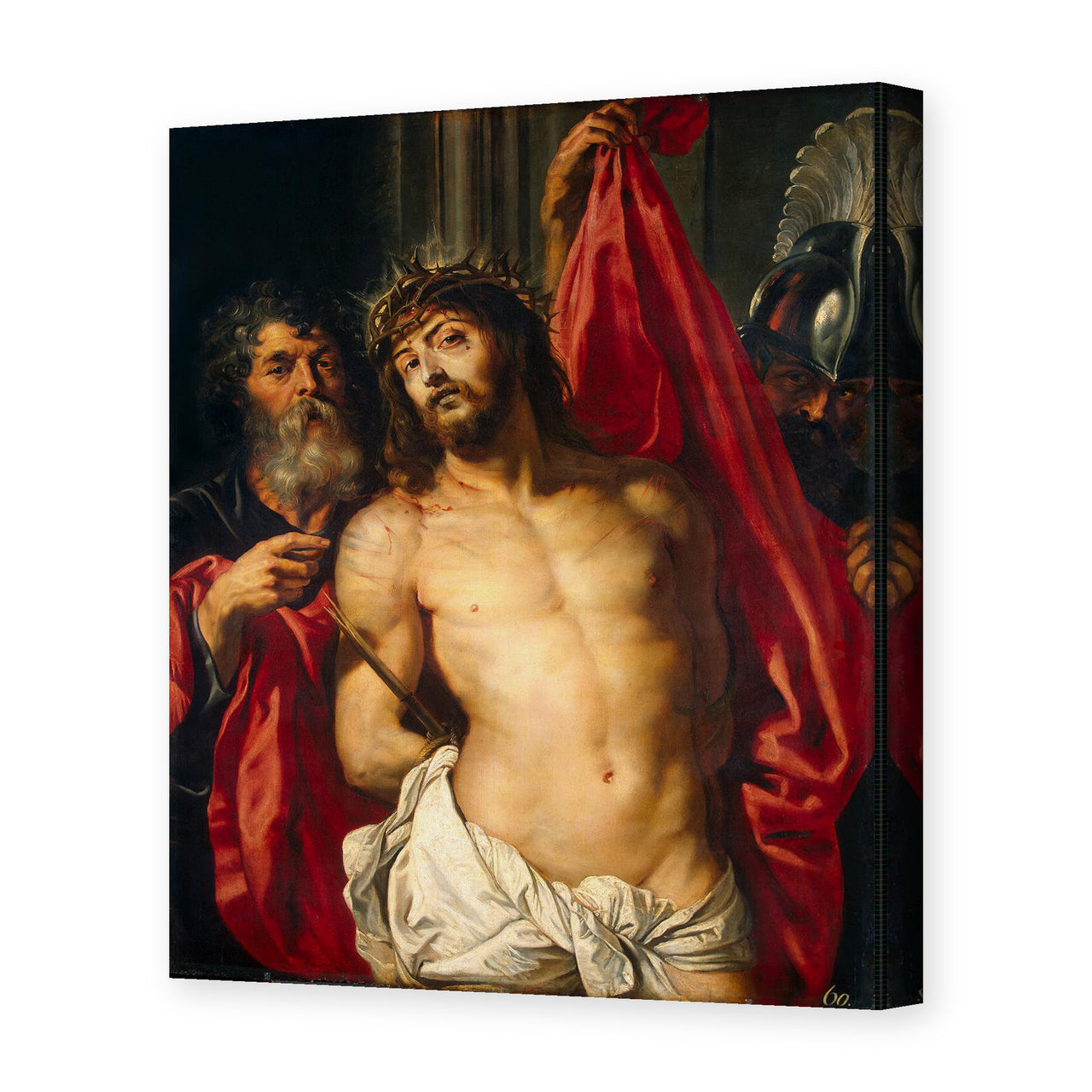 Peter Paul Rubens' 'Ecce Homo' painting reproduced as a gallery-wrapped canvas print