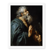 Peter Paul Rubens' 'Saint Matthias' painting reproduced as a rolled canvas print