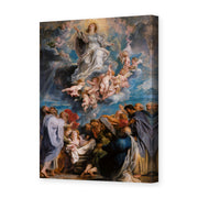 Peter Paul Rubens' 'The Assumption of the Virgin Mary into Heaven' painting reproduced as a gallery-wrapped canvas print