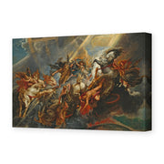 Peter Paul Rubens' 'The Fall of Phaeton' painting reproduced as a gallery-wrapped canvas print