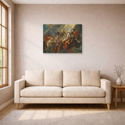 Gallery-wrapped canvas print of Peter Paul Rubens' 'The Fall of Phaeton' displayed on a wall in a living room (image 1 of 2)