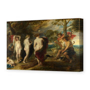 Peter Paul Rubens' 'The Judgement of Paris' painting reproduced as a gallery-wrapped canvas print
