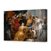 Peter Paul Rubens' 'The Judgement of Solomon' painting reproduced as a gallery-wrapped canvas print
