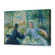 Pierre-Auguste Renoir's 'Lunch at the Restaurant Fournaise (The Rowers' Lunch)' painting reproduced as a gallery-wrapped canvas print