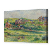 Pierre-Auguste Renoir's 'The House of Blanche Pierson, Pourville' painting reproduced as a gallery-wrapped canvas print