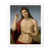 Raphael's 'Christ Blessing' painting reproduced as a rolled canvas print