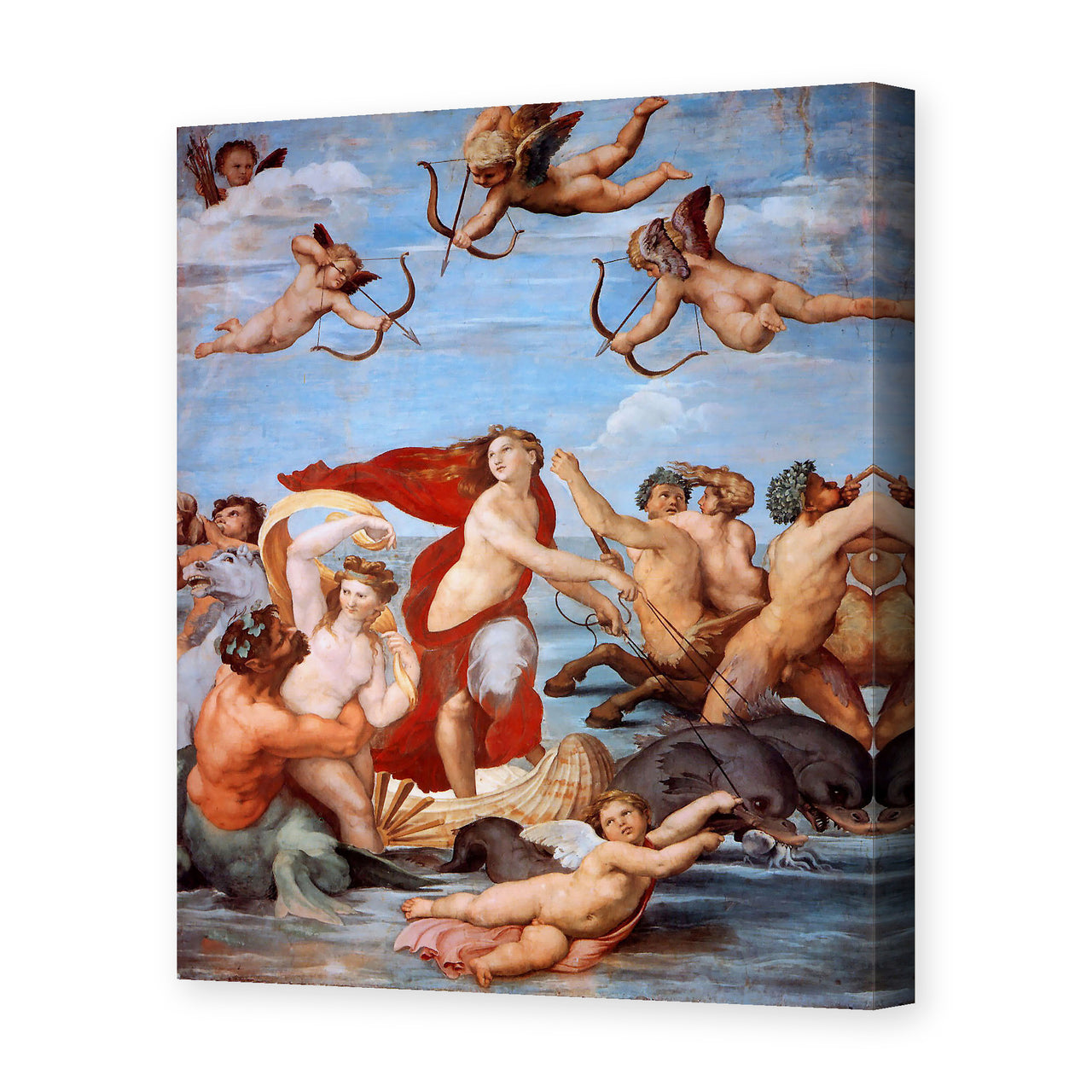 Raphael's 'Galatea' painting reproduced as a gallery-wrapped canvas print
