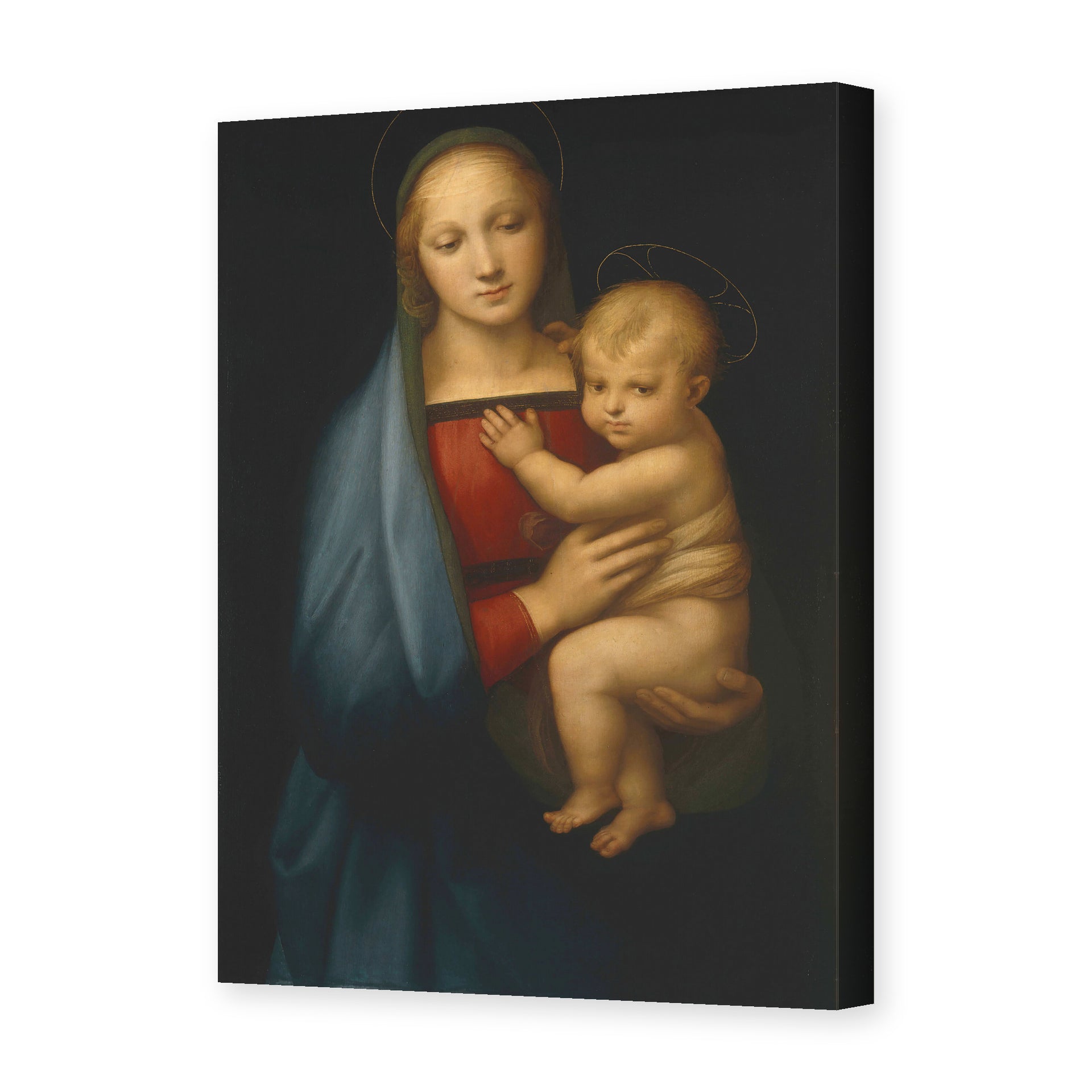 Raphael's 'Madonna del Granduca' painting reproduced as a gallery-wrapped canvas print