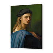 Raphael's 'Portrait of Bindo Altoviti' painting reproduced as a gallery-wrapped canvas print