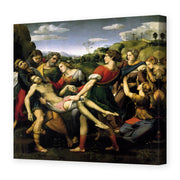 Raphael's 'The Deposition' painting reproduced as a gallery-wrapped canvas print
