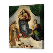 Raphael's 'The Sistin Madonna' painting reproduced as a gallery-wrapped canvas print