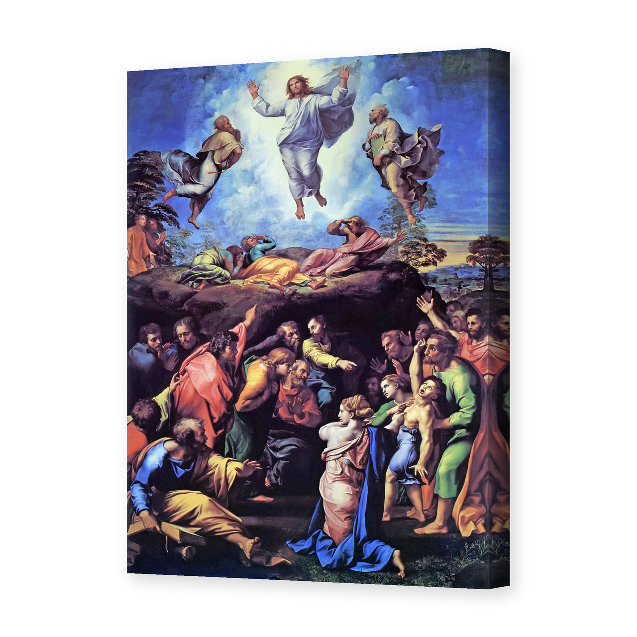 Raphael's 'The Transfiguration' painting reproduced as a gallery-wrapped canvas print