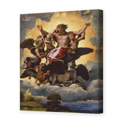 Raphael's 'The vision of Ezekiel' painting reproduced as a gallery-wrapped canvas print