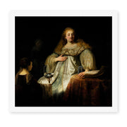 Rembrandt's 'Artemisia' painting reproduced as a rolled canvas print